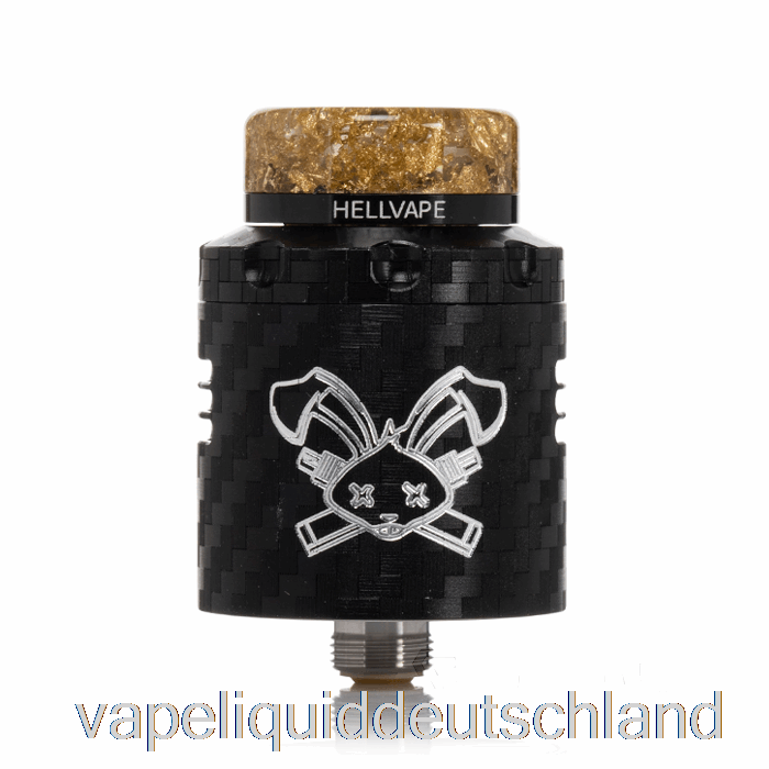Hellvape Dead Rabbit V3 24mm RDA Schwarze Kohlefaser-Vape-Flüssigkeit
